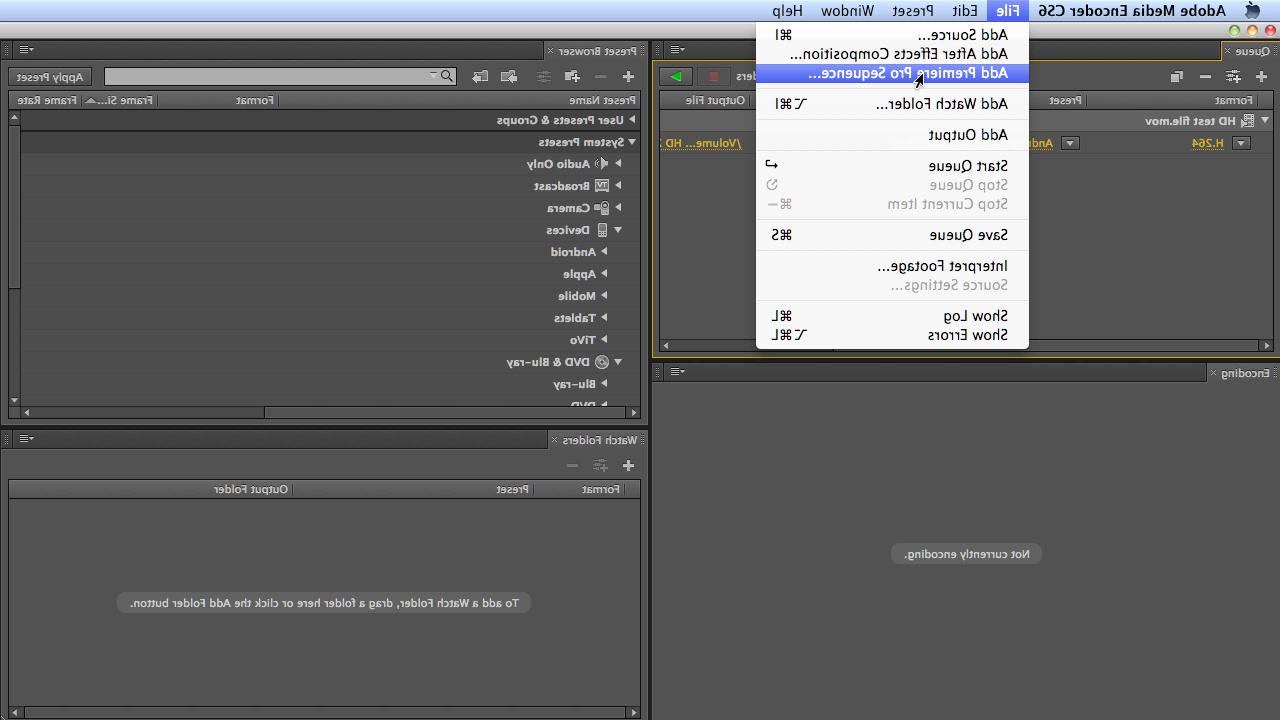 Adobe Media Encoder CS6